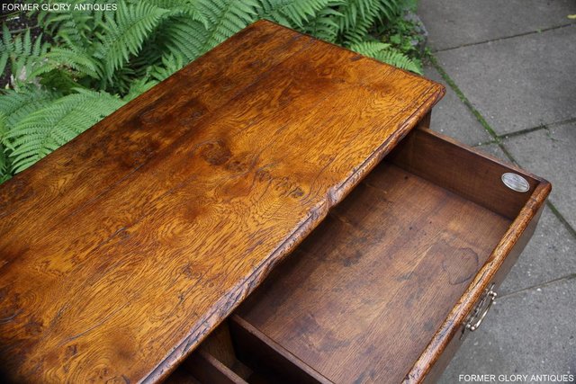 Image 17 of TITCHMARSH AND GOODWIN OAK DRESSER BASE SIDEBOARD HALL TABLE