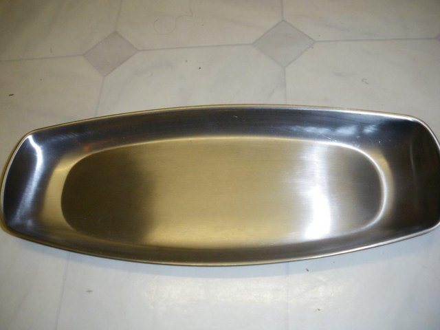 Preview of the first image of Stainless Steel Multipurpose Serving Dish.