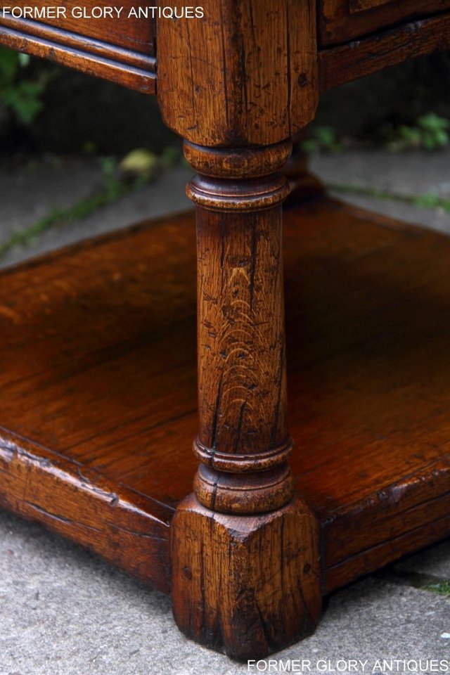 Image 50 of PAIR OF TITCHMARSH & GOODWIN OAK LAMP PHONE SIDE END TABLES
