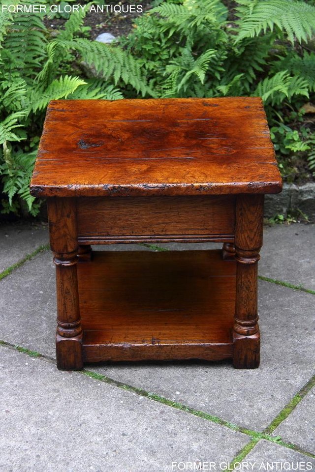 Image 55 of PAIR OF TITCHMARSH & GOODWIN OAK LAMP PHONE SIDE END TABLES