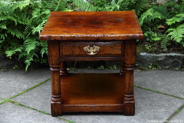 Image 61 of PAIR OF TITCHMARSH & GOODWIN OAK LAMP PHONE SIDE END TABLES