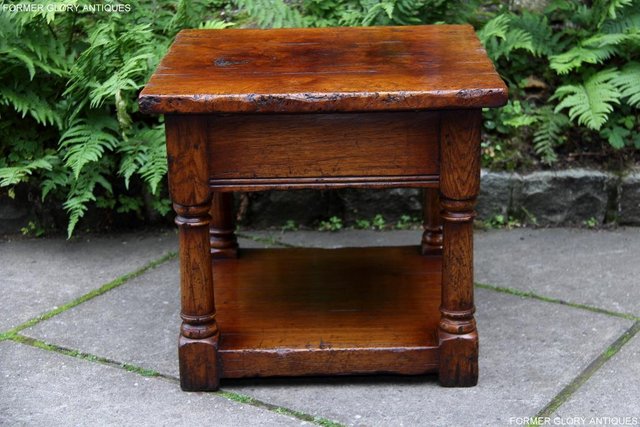Image 67 of PAIR OF TITCHMARSH & GOODWIN OAK LAMP PHONE SIDE END TABLES
