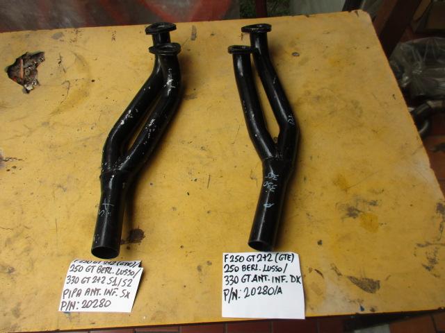 Image 2 of Front lower exhaust pipes Ferrari 250 gt 2+2 (Gte), F250 Gt