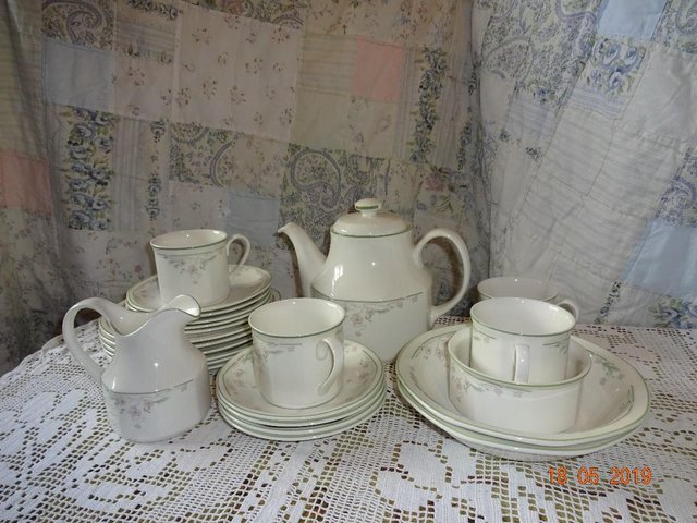 Preview of the first image of Royal Doulton Caprice Tea Service.