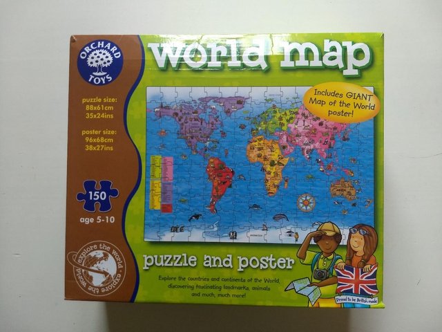 Preview of the first image of World Map Puzzle.