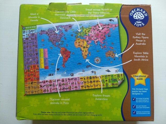 Image 2 of World Map Puzzle