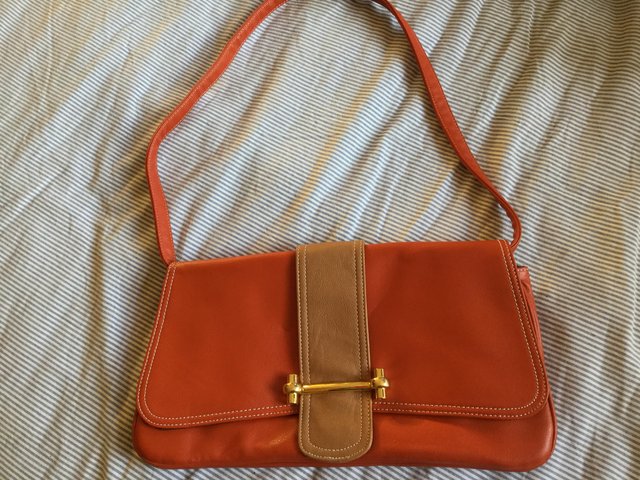 Image 6 of Chocolate & Ginger Tote & NEXT Burnt Orange Clutch