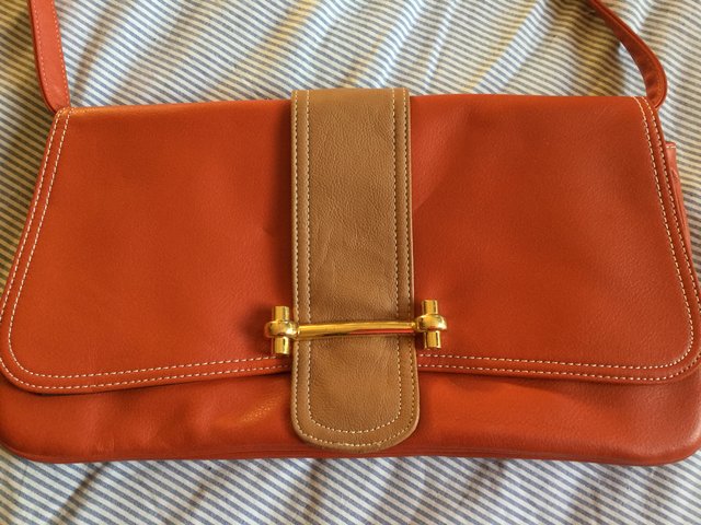 Image 7 of Chocolate & Ginger Tote & NEXT Burnt Orange Clutch