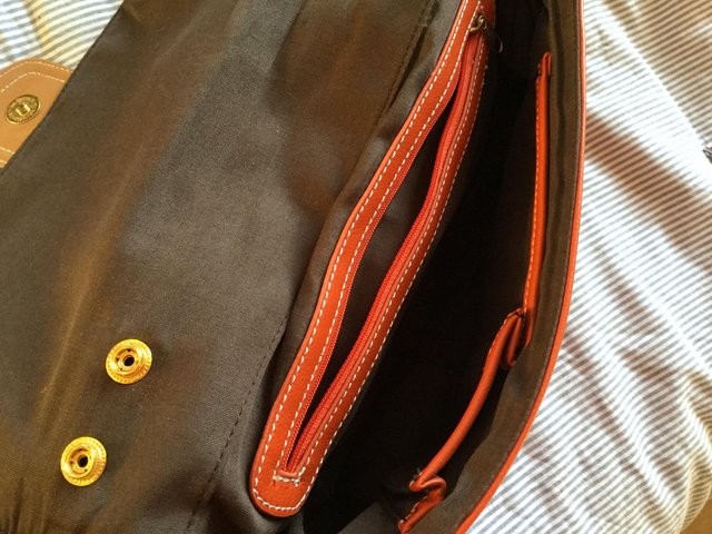 Image 11 of Chocolate & Ginger Tote & NEXT Burnt Orange Clutch