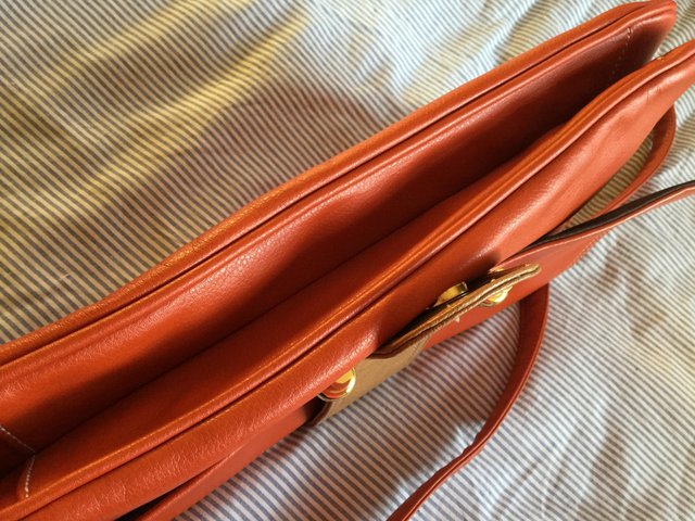 Image 14 of Chocolate & Ginger Tote & NEXT Burnt Orange Clutch