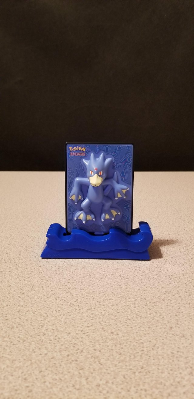 Preview of the first image of Pokemon 'Golduck' Burger King 3D Power Card 2000.