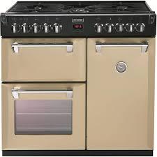 Preview of the first image of STOVES RICHMOND 90CM DUEL FUEL CHAMPAGNE RANGE COOKER-.