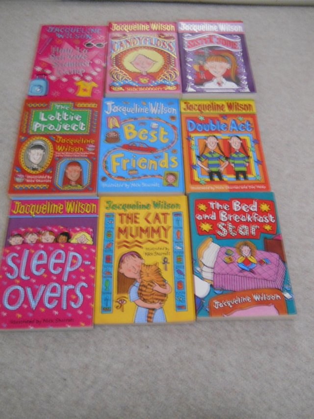 Preview of the first image of 9 Paperback Books by Jacqueline Wilson.
