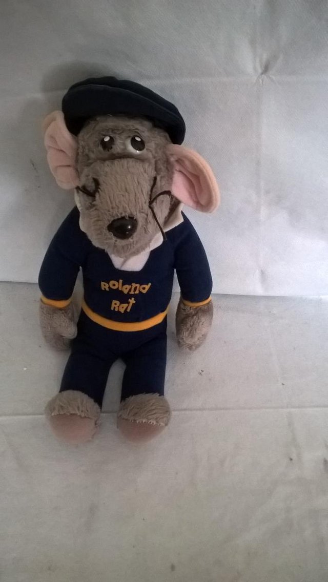 Preview of the first image of Vintage Roland Rat Soft Toy.