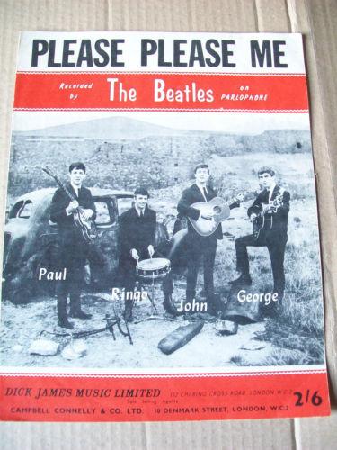 Preview of the first image of BEATLES SHEET MUSIC PLEASE PLEASE ME 1962.