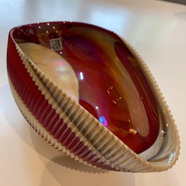 Preview of the first image of Murano Vetro Artistico 007 Shell-Shaped bowl.