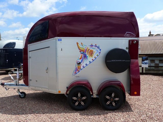 Preview of the first image of NEW Bockmann Big Champion R Horse Trailer.
