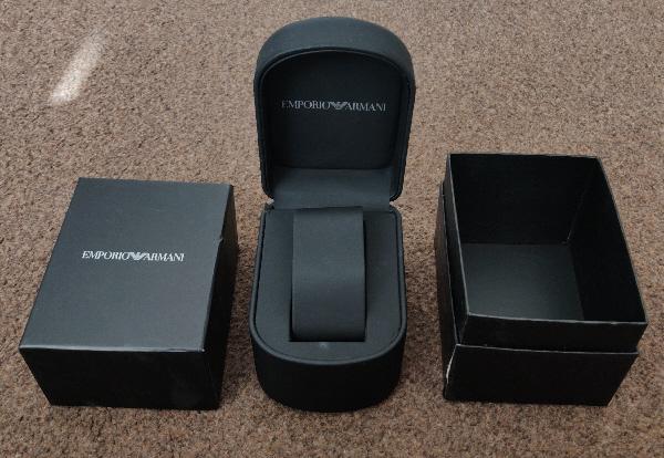 Preview of the first image of Emporio Armani Watch Presentation Box.     BX3.