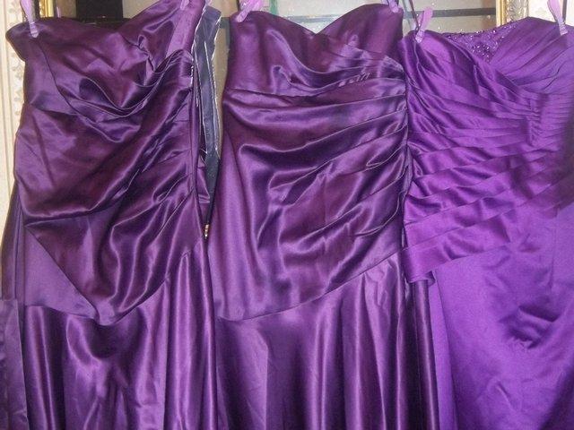 Preview of the first image of 3 bridesmaid/prom dresses.