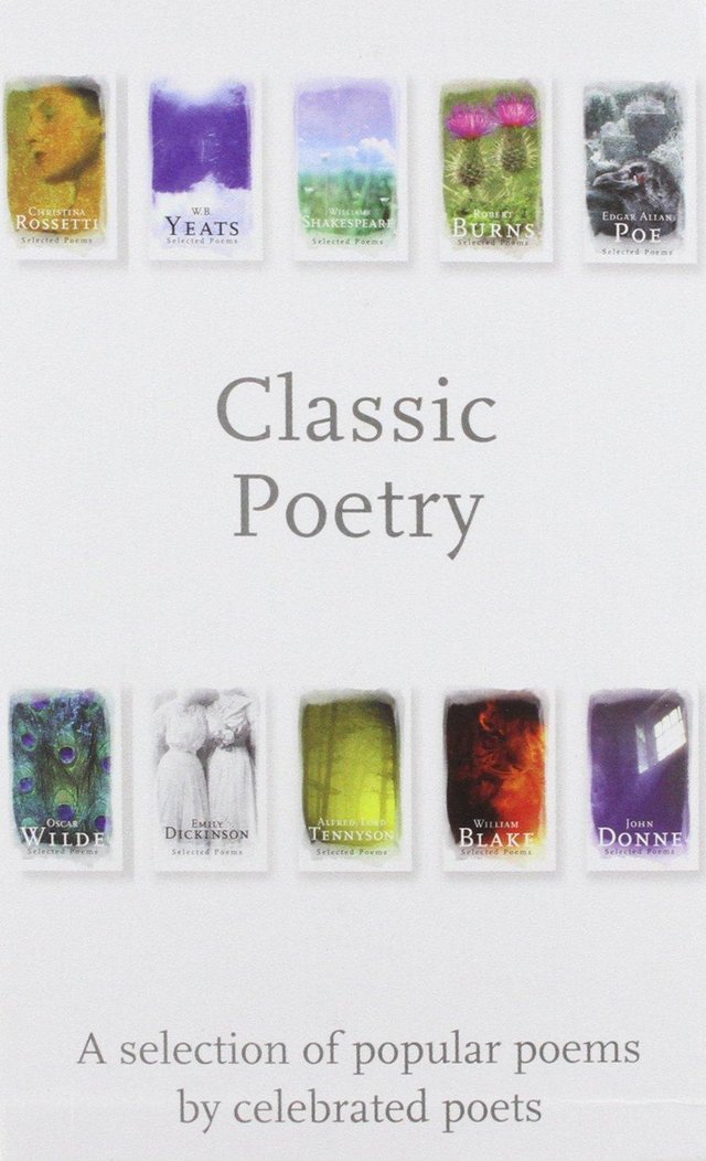 Preview of the first image of "Classic Poetry" - box set of 10 books.