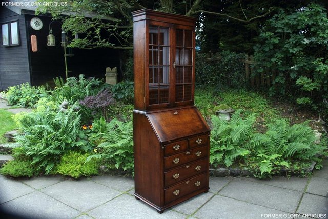 Image 2 of A TITCHMARSH AND GOODWIN BUREAU BOOKCASE DESK WRITING TABLE