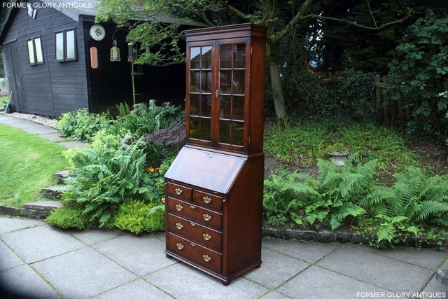 Image 3 of A TITCHMARSH AND GOODWIN BUREAU BOOKCASE DESK WRITING TABLE