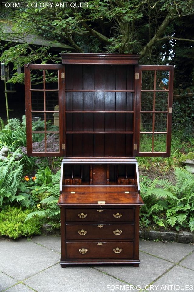 Image 6 of A TITCHMARSH AND GOODWIN BUREAU BOOKCASE DESK WRITING TABLE