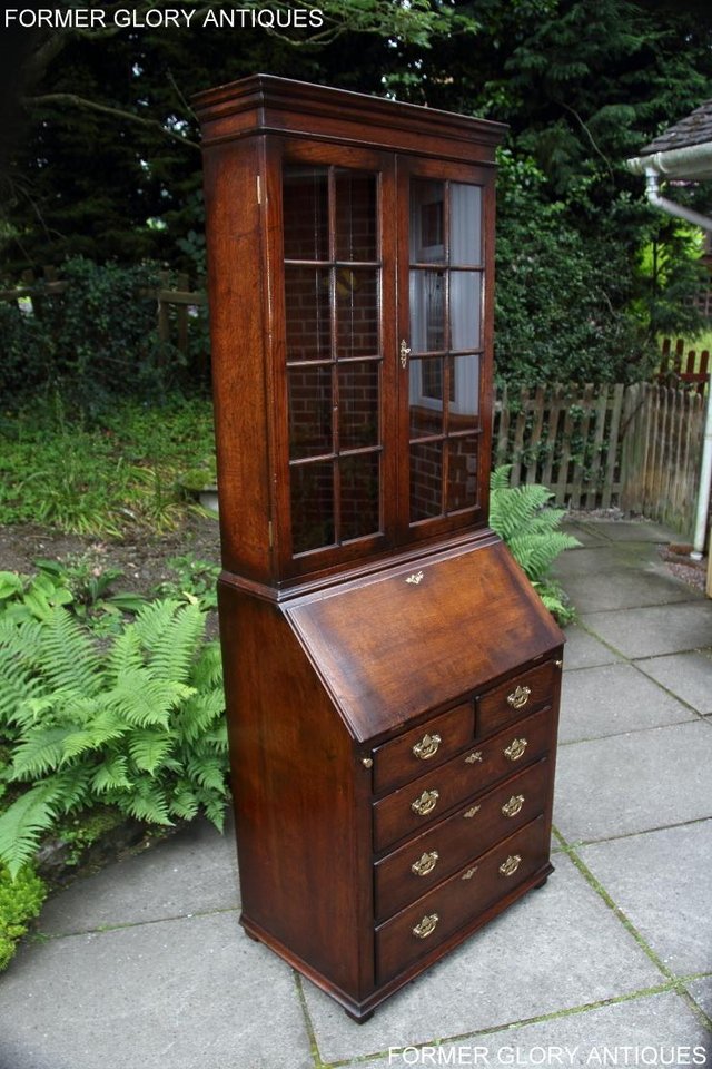 Image 7 of A TITCHMARSH AND GOODWIN BUREAU BOOKCASE DESK WRITING TABLE