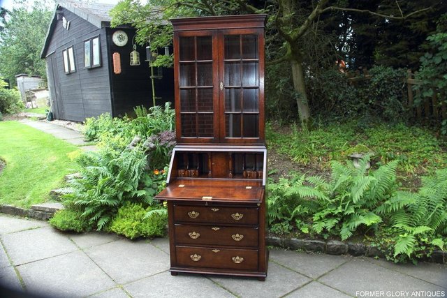Image 10 of A TITCHMARSH AND GOODWIN BUREAU BOOKCASE DESK WRITING TABLE