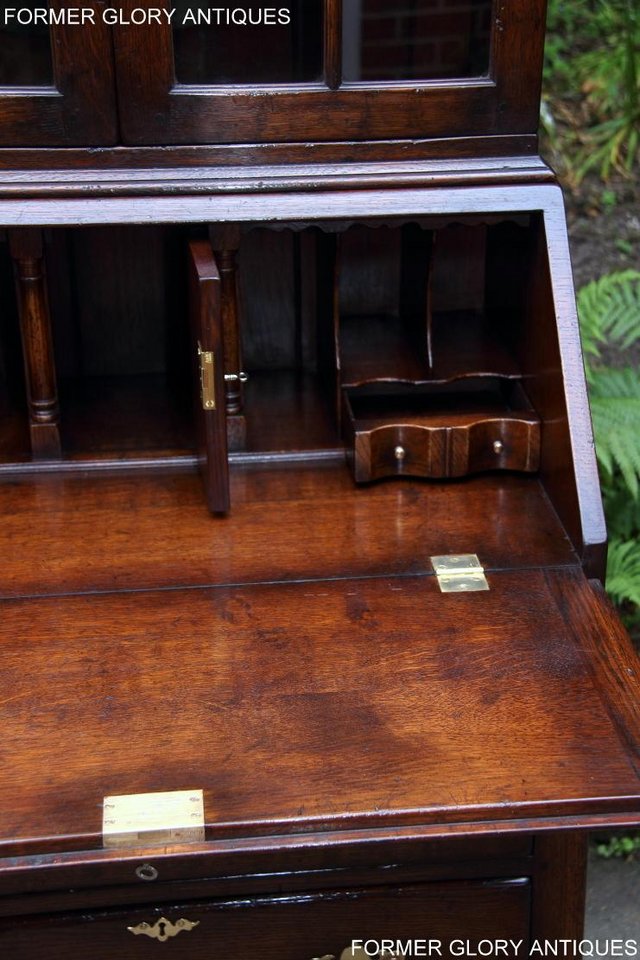 Image 31 of A TITCHMARSH AND GOODWIN BUREAU BOOKCASE DESK WRITING TABLE
