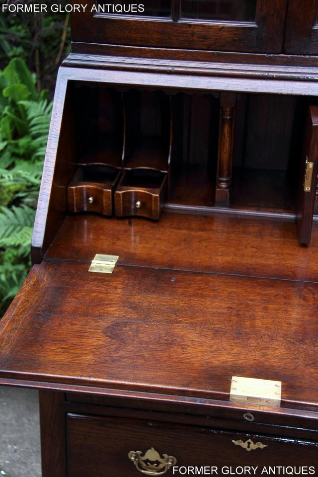 Image 33 of A TITCHMARSH AND GOODWIN BUREAU BOOKCASE DESK WRITING TABLE