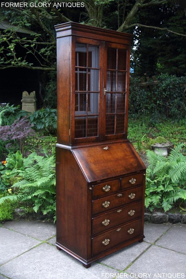 Image 34 of A TITCHMARSH AND GOODWIN BUREAU BOOKCASE DESK WRITING TABLE