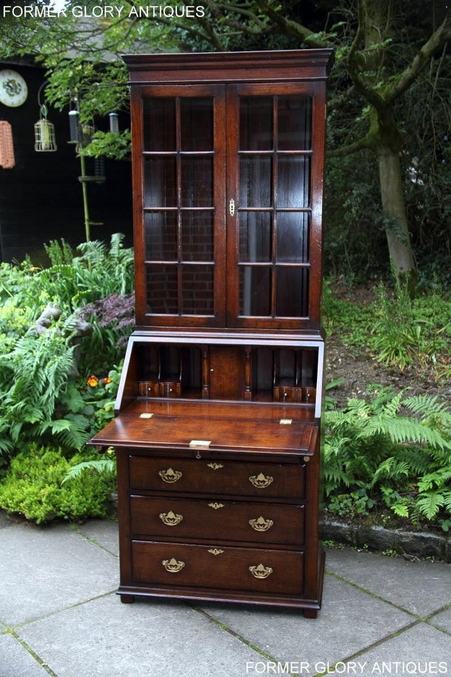 Image 36 of A TITCHMARSH AND GOODWIN BUREAU BOOKCASE DESK WRITING TABLE