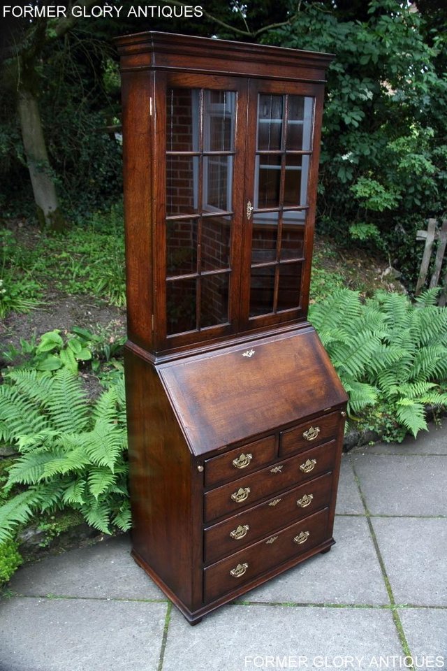 Image 40 of A TITCHMARSH AND GOODWIN BUREAU BOOKCASE DESK WRITING TABLE