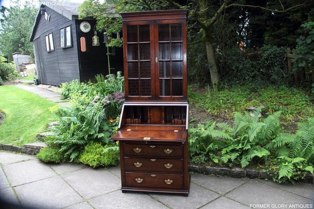 Image 46 of A TITCHMARSH AND GOODWIN BUREAU BOOKCASE DESK WRITING TABLE
