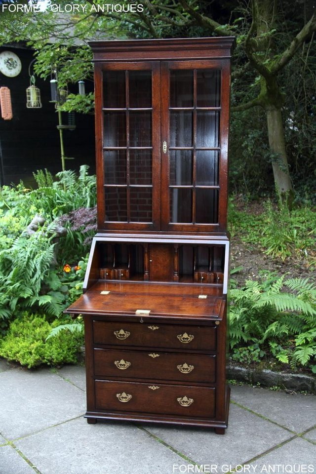 Image 60 of A TITCHMARSH AND GOODWIN BUREAU BOOKCASE DESK WRITING TABLE