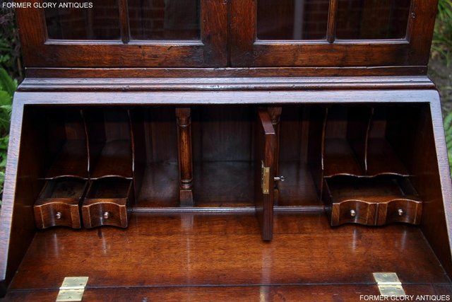 Image 63 of A TITCHMARSH AND GOODWIN BUREAU BOOKCASE DESK WRITING TABLE