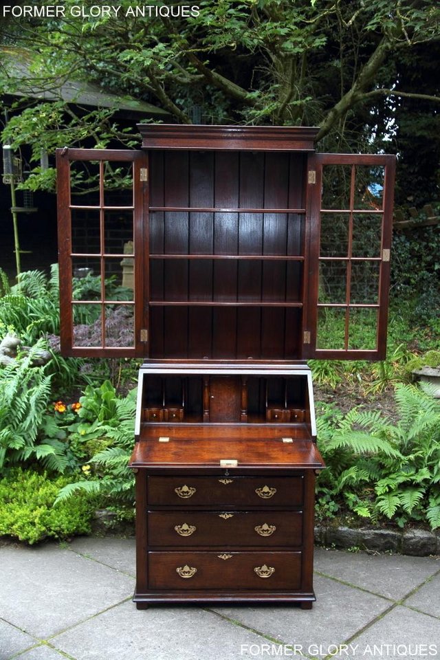 Image 71 of A TITCHMARSH AND GOODWIN BUREAU BOOKCASE DESK WRITING TABLE