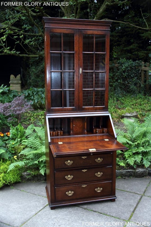 Image 81 of A TITCHMARSH AND GOODWIN BUREAU BOOKCASE DESK WRITING TABLE