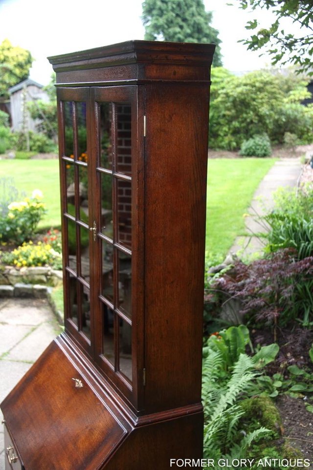 Image 82 of A TITCHMARSH AND GOODWIN BUREAU BOOKCASE DESK WRITING TABLE