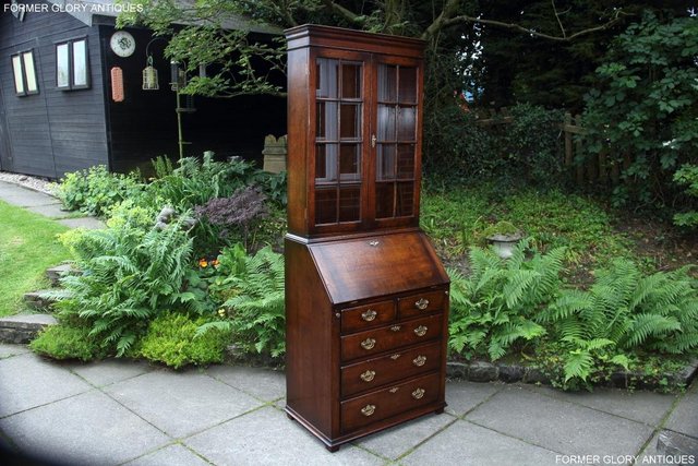 Image 87 of A TITCHMARSH AND GOODWIN BUREAU BOOKCASE DESK WRITING TABLE
