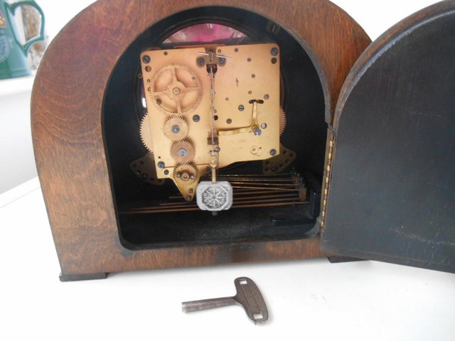 Image 3 of Westminster Chiming Mantle Clock