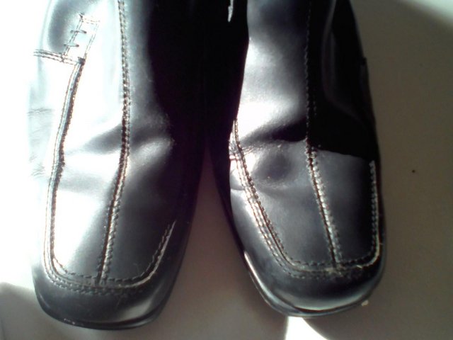 Preview of the first image of LEATHER UPPERS Slip on quality NEW Mens Shoes size 7.