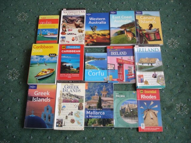 Preview of the first image of ASSORTED EX-LIBRARY TRAVEL BOOKS.