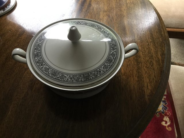 Preview of the first image of Noritake Japanese china, covered vegetable tureen.