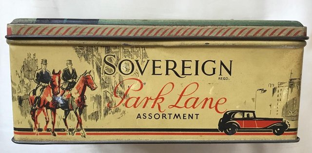 Image 3 of Vintage Oblong Sovreign New Park Lane Assortment Tin