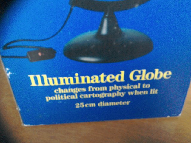 Image 3 of 1987 - 1990’s Geographical World Globe Lamp