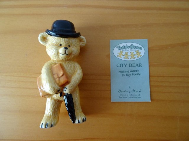 Preview of the first image of Danbury Mint Pam Storey “Teddy Bears” Collectible Figurine.