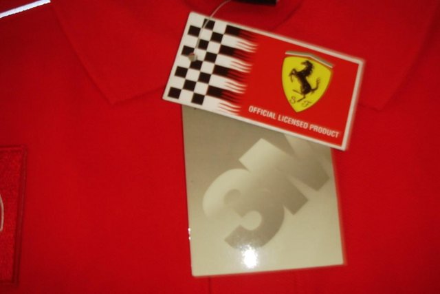 Preview of the first image of F1 F1 F1 FERRARI POLO SHIRT - GENUINE - STUNNING PRESENT.
