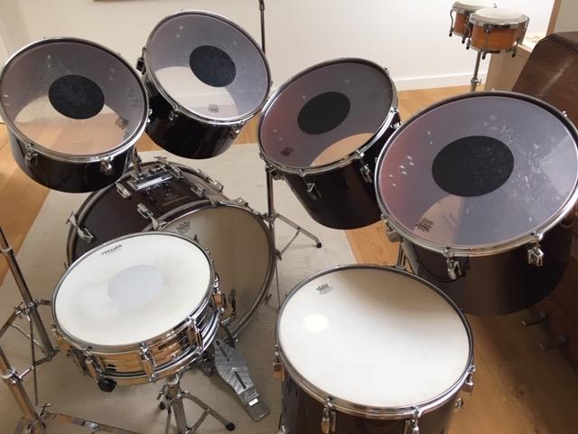 Image 2 of Vintage Pearl "Full Dimension" Drum Kit